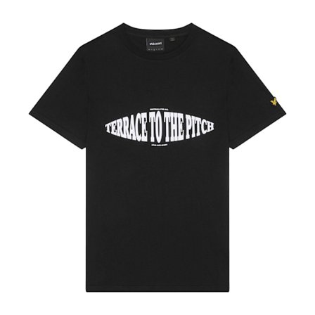 Lyle & Scott Herr Terrace Grafisk T-shirt M Svart