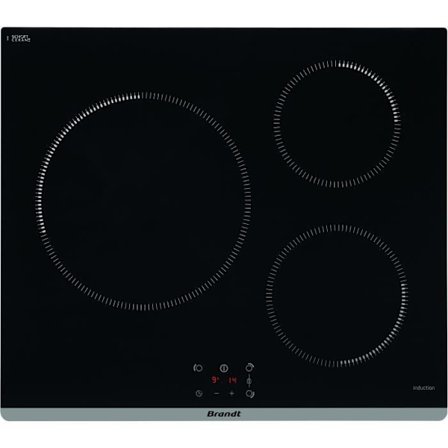 BRANDT TI364B - Fristående spis - 3 zoner - 3600 W - L60 cm - Svart