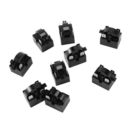 9 st Kylskåpsreservdelar Startdelar 2 3 4-stifts 12 15 22 Ohm ptc Startrelä Tillbehör