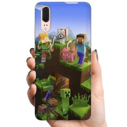 Huawei P20 TPU Mobilcover MineCraft