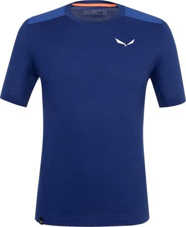 Salewa Men's Agner Merino T-Shirt Men short-sleeved sweaters Blue M