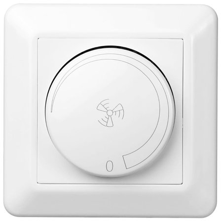 Elko EKO30142 Hastighetsregulator renhvit, 400 W, Strømbrytere & vegguttak