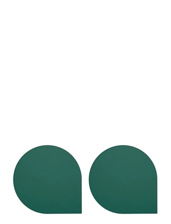 AYTM Stilla Dækkeservietter (Sæt Af 2) - Green - ONE SIZE