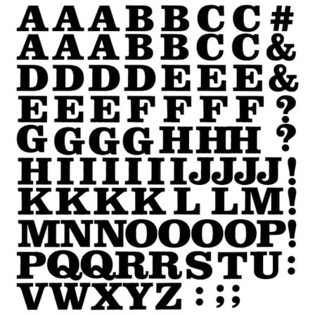 5 stk. påstrygningsbogstaver til tøj, bogstaver til stof, syning, nyhed, gør-det-selv-tøj, påstrygningsbogstaver_MGF