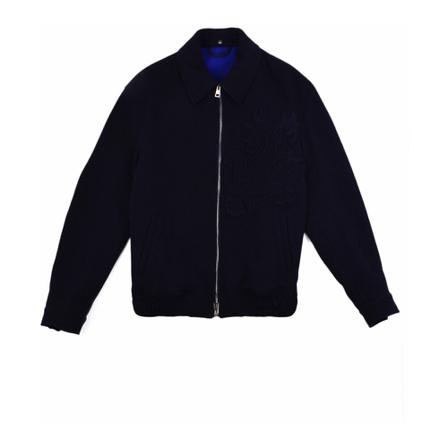 Etro, Bomber Jackets Blauw, Heren, Maat:L