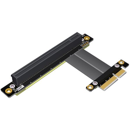 PCI-E PCI Express 16X til 4X forlengelseskabel Bånd Express-kortadapter 90 grader til 180 grader