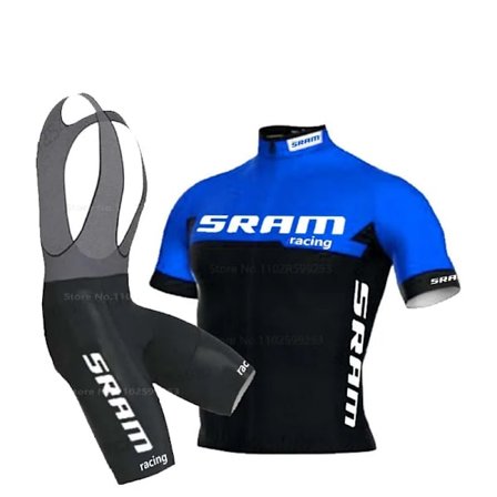 SRAM Racing Cykeltrøje Sæt 2023 Mand Sommer MTB Race Cykeltøj Kortærmet Ropa Ciclismo Udendørs Ridning Cykel Uniform Pink