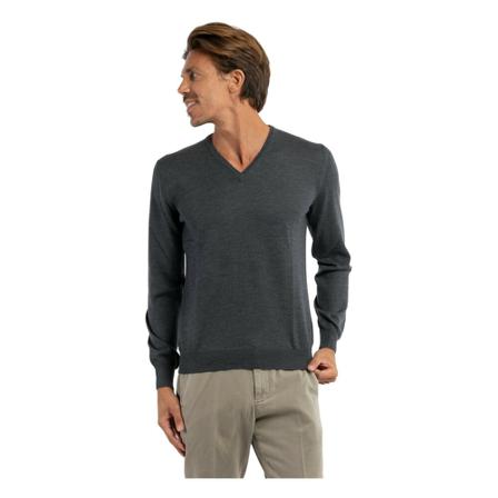 Gran Sasso, Sweater Grijs, Heren, Maat:XL