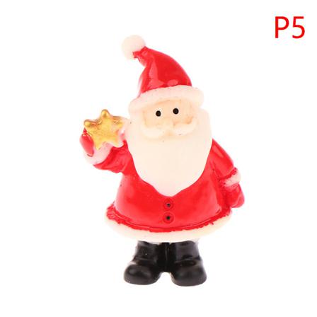 1 St Tecknad Miniharts Jultomtefigur Bonsai Hemprydnadsföremål