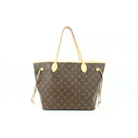 Louis Vuitton Vintage, Pre-owned Neverfull MM Monogram Bag Bruin, Dames, Maat:ONE Size