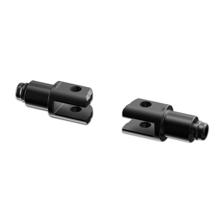 Rizoma Mounting Kit For Footrests Black 22 mm - BMW R 1250 GS 2019-2019