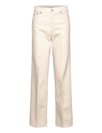 Alba Denim Rette Jeans Beige House Of Dagmar*Betinget Tilbud