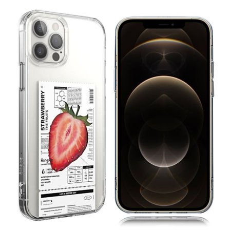 Ringke FUSION DESIGN - iPhone 12 Pro Max - Jordgubbe