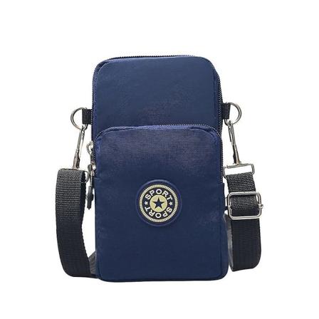 Kvinders Cross-body Mobiltelefon Skuldertaske Pung Telefon Tasker Blå