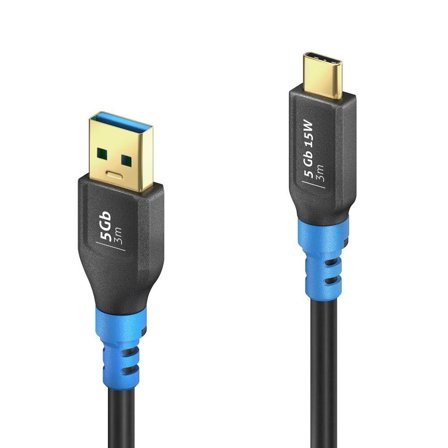 PURELINK | FlexInstall | USB-C - USB-A | 3.2 Gen 1 | 3m | Black