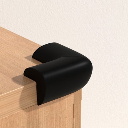 Hjørnebeskyttelse 10-pak - Sort