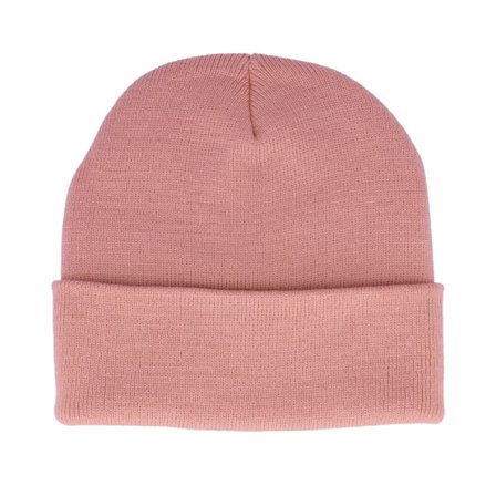 Beechfield - Růžový cuff Beanie - Dusky Pink Cuff Blank Beanie @ Hatstore