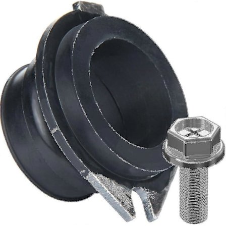 Reservedeler for avfallskvern for Insinkerator, 75499 Fleksibel kobling reservedeler