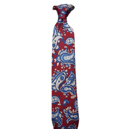 John Henric Tie Paisley Kostymtillbehör Herr Röd 6,5