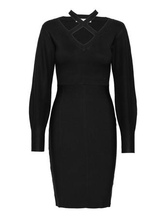 Janet Dress Swtr Black GUESS Jeans