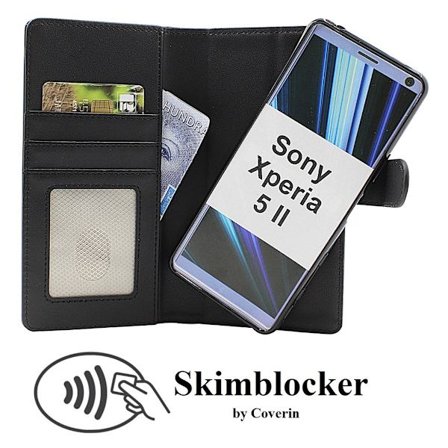 Skimblocker Sony Xperia 5 II Magnet Plånboksfodral
