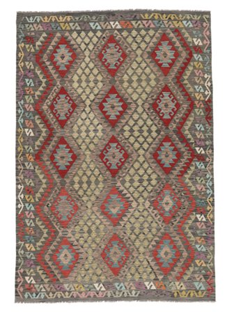 Kilim Afghan Old Style Rug 199X295 Wool