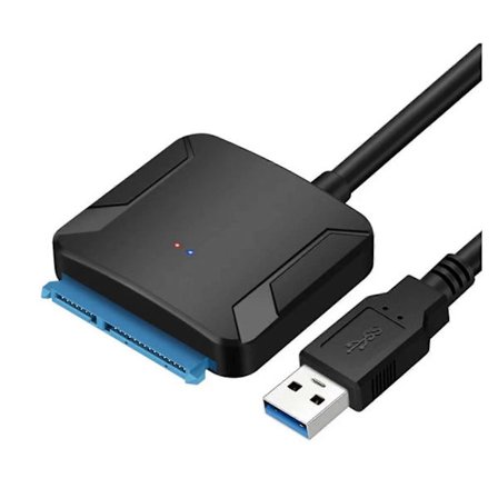 USB 3.0 till Sata 3 Adapter Konverter Kabel USB3.0 Hårddisk Konverter Kabel Kompatibel med WD 2.5 3.5 HDD SSD Adapter (Utan Kontakt)
