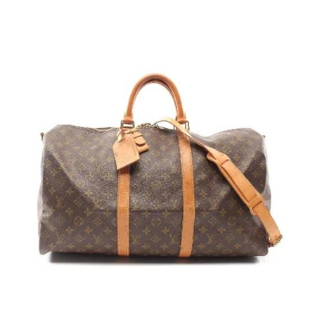 Louis Vuitton Vintage, Pre-owned Leather louis-vuitton-bags Bruin, Dames, Maat:ONE Size