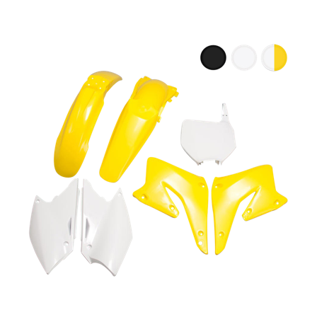Kit Plastiche Rtech Giallo-Bianco - Suzuki RM-Z 250 2004-2006
