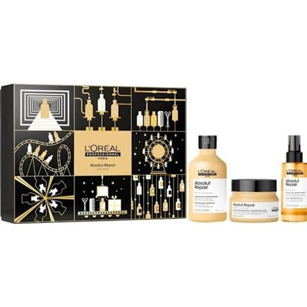 Julklapp - L'Oréal Professionnel - Absolut Repair - Intensiv Hydration - Anpassad Näring - 3 Steg