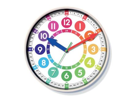 MyPauze Koncentrationsklocka färgglad 30cm - Lyreco - Skola och förskola - Klassrummet / Lära - Matematik