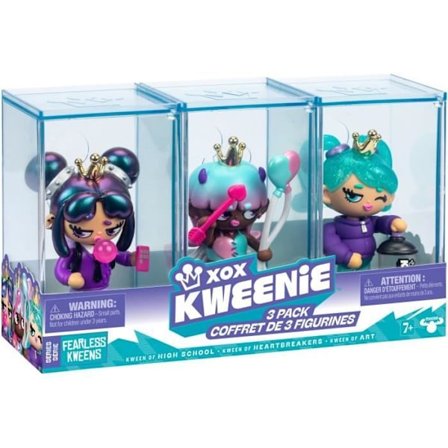 Dockpaket - XOX KWEENIE - Fearless Series - 13 cm - 3 dockor ingår - Unika finish
