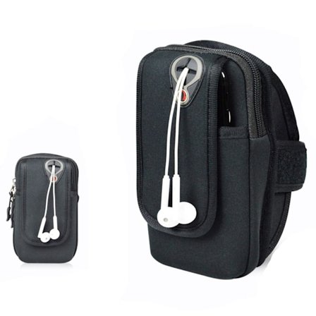 Universal Vattentät Armbandsväska Sport Fitness Hörlursingång