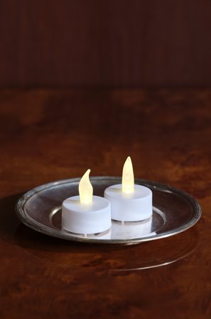 Jotex - Led Telys 2-pakning Hvit - PAULO - Kjøp Batterilys hos Jotex