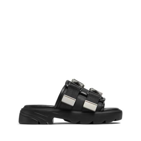 Bottega Veneta Sliders , Zwart , Heren , Maat: 42 EU
