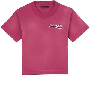 Kids - Balenciaga Branded T-Shirt Purple 4 Years - Tops - 4 years - Purple - Mädchen