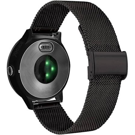 Klockarmband för Garmin Venu 2 Plus/Venu Sq/Vivoactive 5/Vivomove 3, Rostfritt Stål Metall Mesh 20mm Snabbfäste Armband