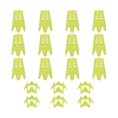 Golfmatte Pegger Gule Plast Golfsimulator Pegger For Vintergress Og Driving Range Hjemmetrening 18stk