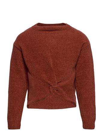 Konraja L/S Pullover Knt Brown Kids Only