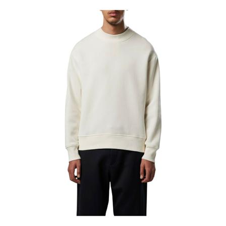 Nn07 Briggs Mock , Wit , Heren , Maat: XL Truien & Vesten