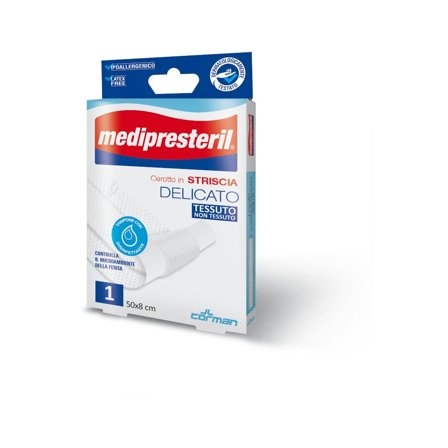 Medipresteril Cerotto In Striscia Delicato 8x50cm