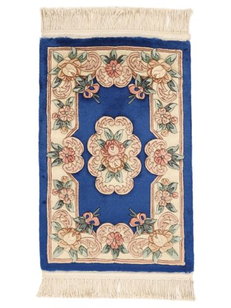 Orientalischer China 90 Line Teppich 60X90 Braun/Beige Wolle, China