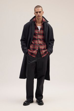 NN.07 Paw Hose Herren Schwarz Bio-Baumwolle