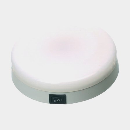 Ceiling light, Ø140 mm, 12 V, with white / red illumination