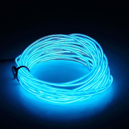 Flexible El Wire Neon Light 3 Meters For Dance Party Car Decor With Controller