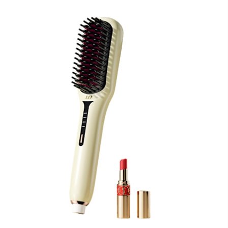 Bærbar Rejse Glattebørste - Hurtig Opvarmning & Anti-Skold Design Yellow