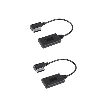 2 stk Bil Trådløs Bluetooth-modul Musikkadapter Hjelpemottaker Aux Lydkabel For W212 S212