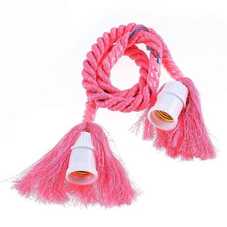 E27 Kreativ Nylontovbaseholder til Bryllup Fest Restaurant Cafe Bar