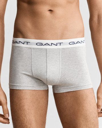 GANT Herren 3er-Pack Boxershorts (XXXL) Hellgrau