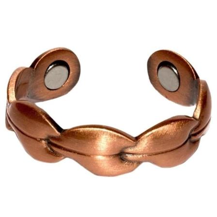 1 stk Magnetisk Kobberring Kvinner/Menn Justerbar Helse (Rød Kobber